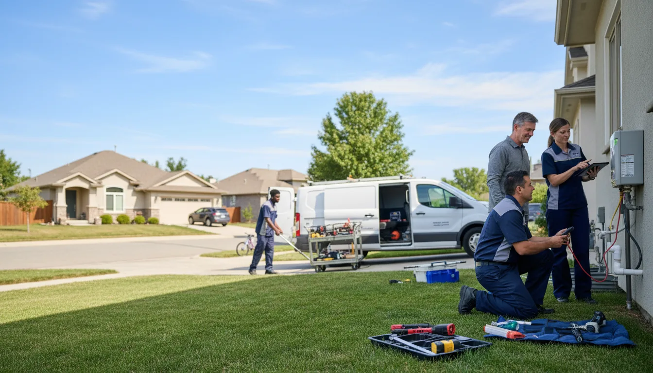 Tankless water heater service in Farwell, MN